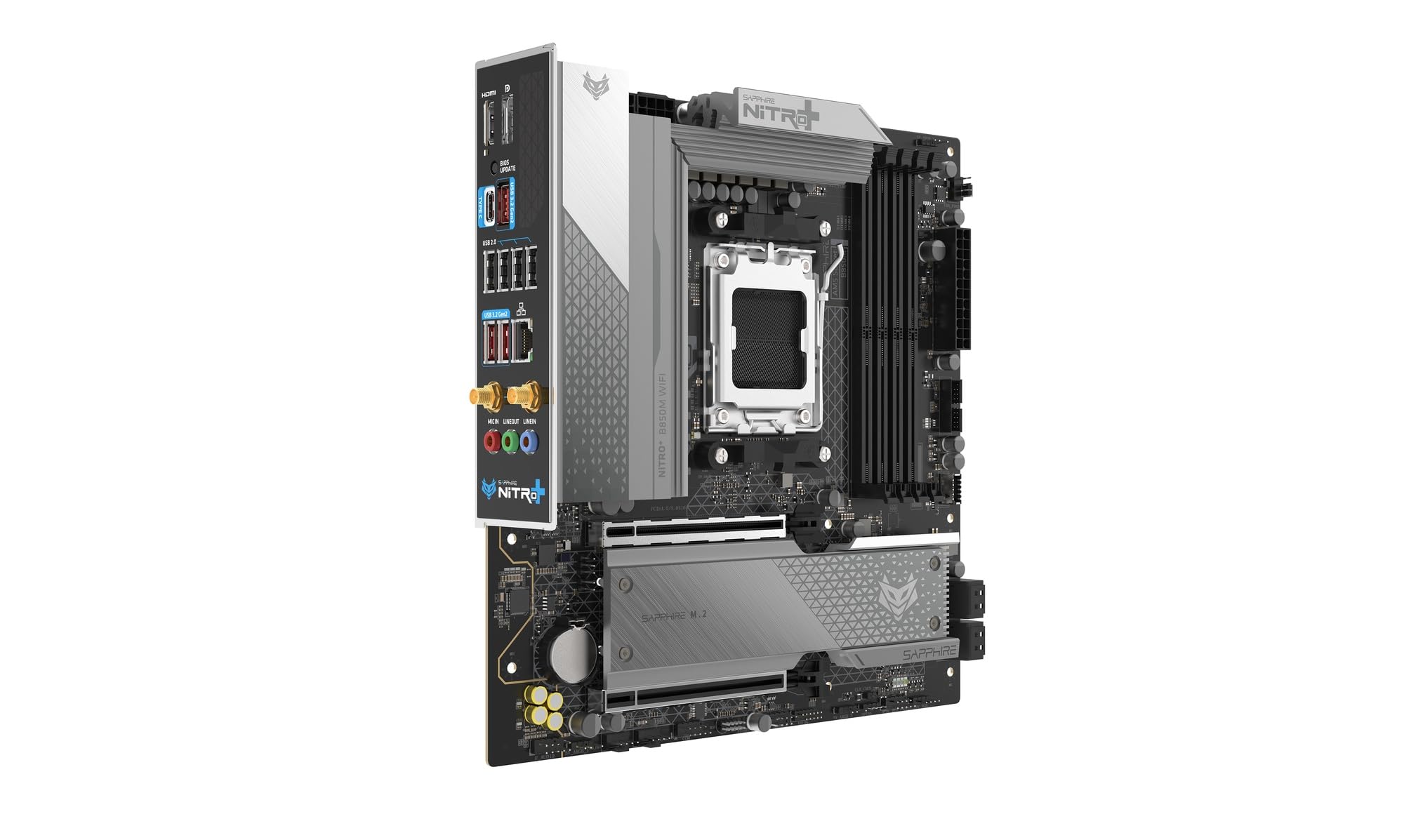 Amazon | SAPPHIRE NITRO+ B850M WIFI Micro-ATXマザーボード 52123-01